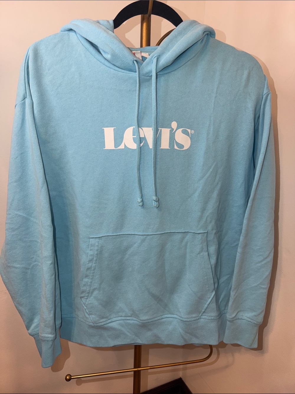 Levi's Sky Blue Hoodie with White Logo